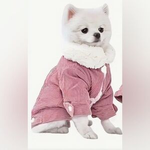 Corduroy dog jacket